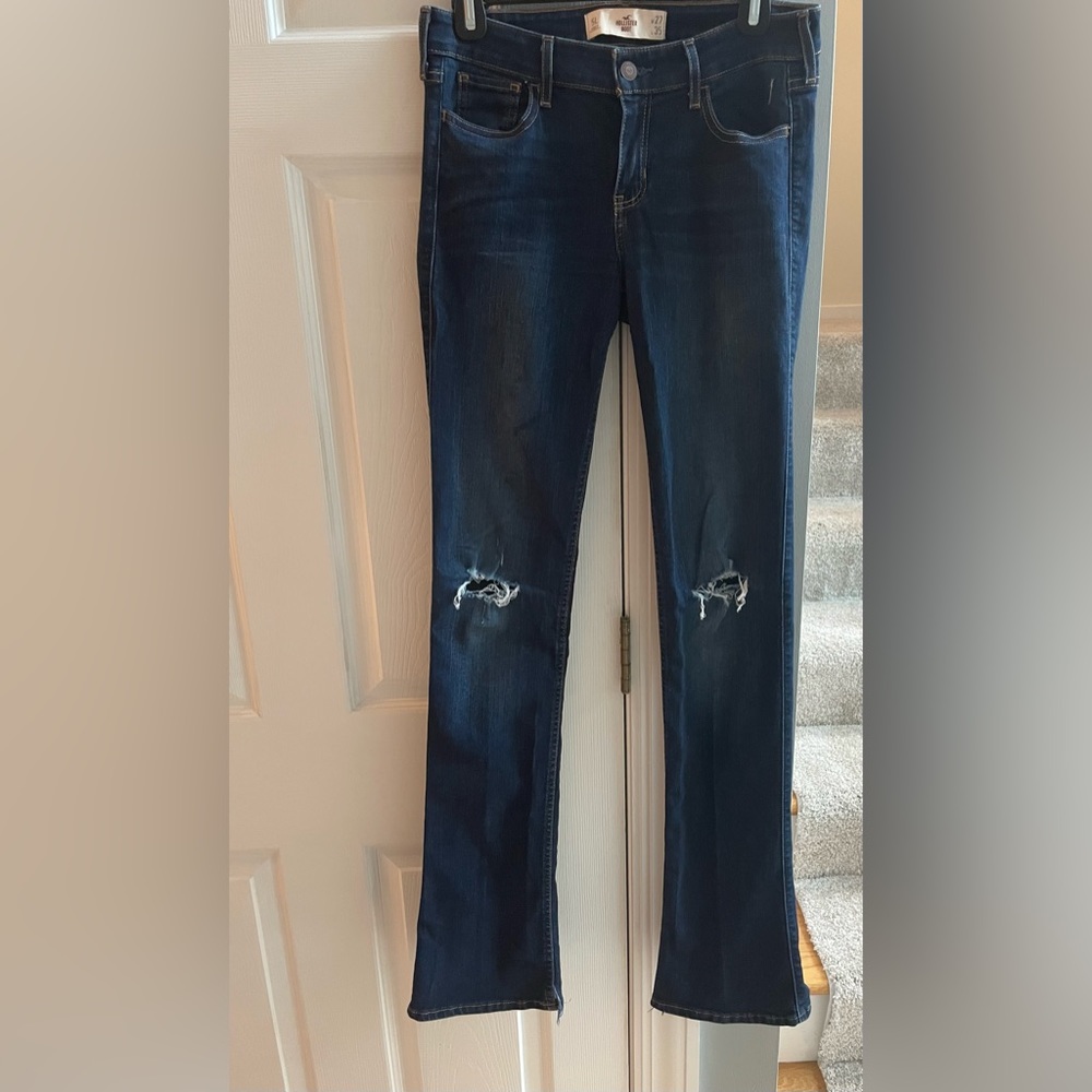 Hollister Low Rise Destroyed Jeans